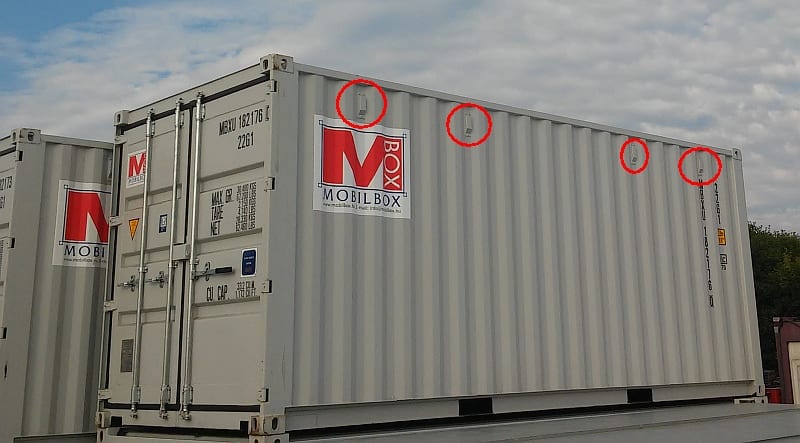 Container ventilator cover